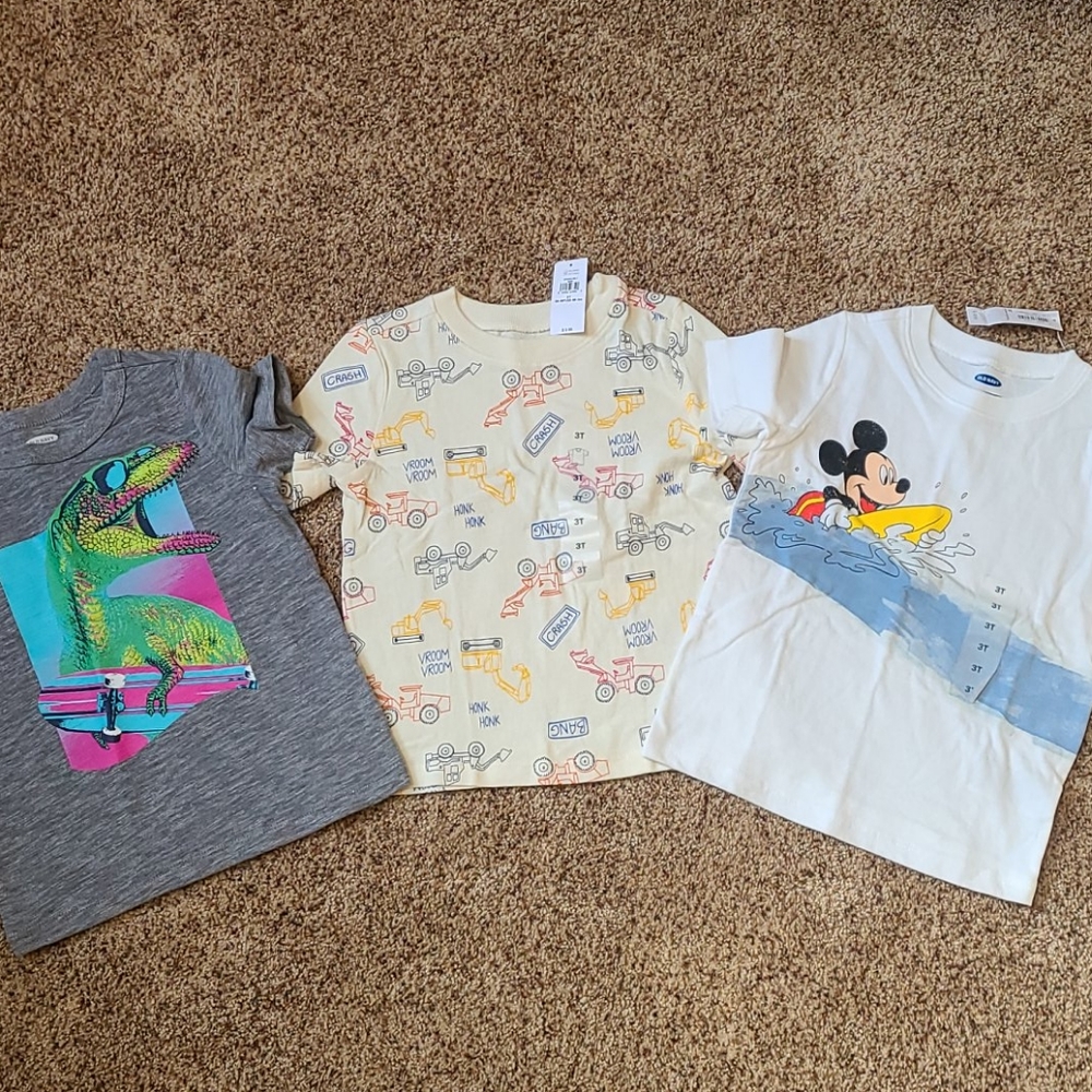 Set of three Old Navy boys shirts